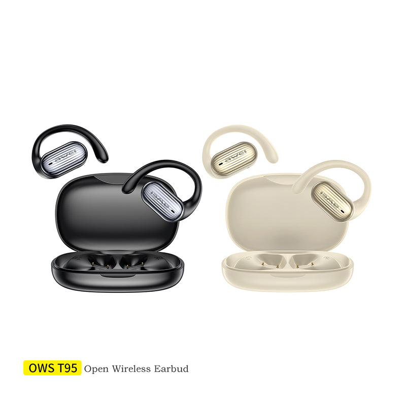 หูฟังไร้สายแบบเกี่ยวหูสำหรับเล่นกีฬา AWEI T95