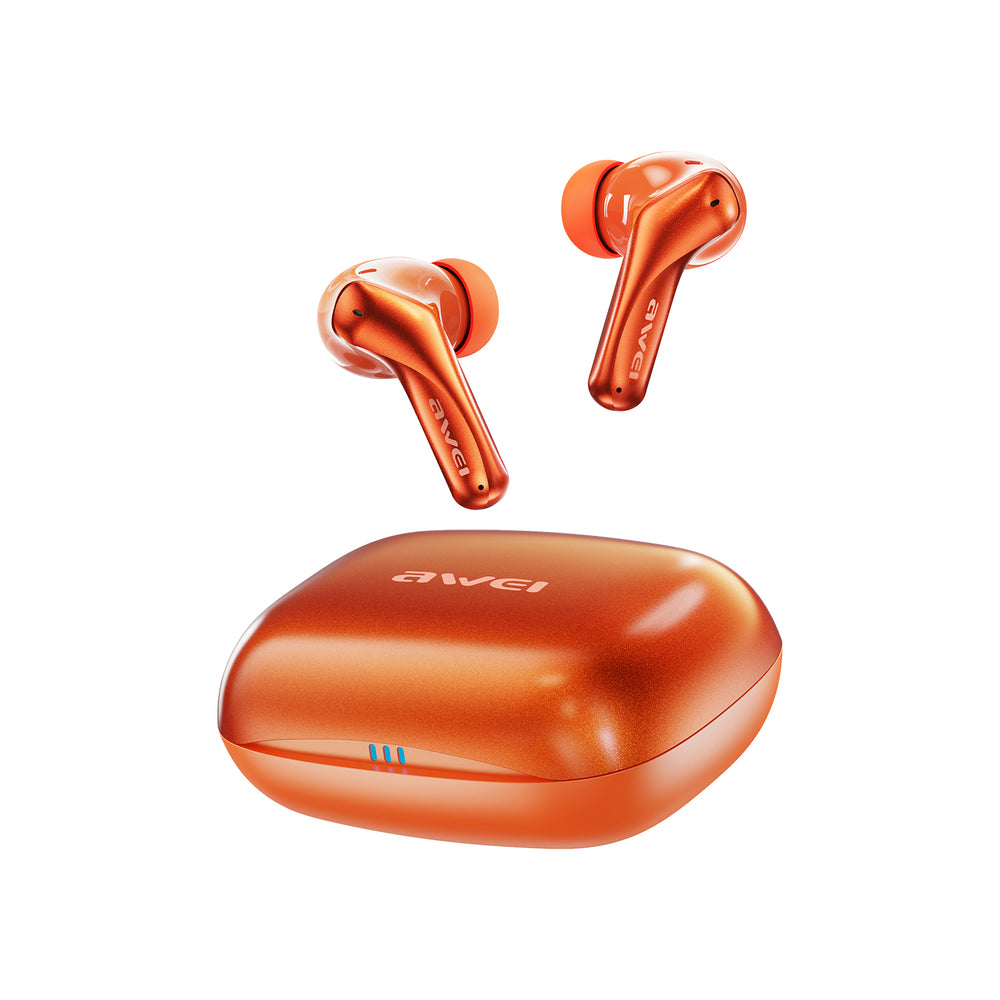 หูฟัง AWEI T88 ANC (TWS, ความหน่วงต่ำ, ระบบตัดเสียงรบกวน ENC Dual)