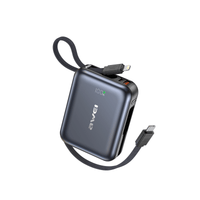 Awei C04 พาวเวอร์แบงก์ 10000mAh พร้อมสายชาร์จในตัว