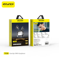 หูฟัง AWEI TZ30 (ดีไซน์ OWS, หูฟังแบบหนีบ, ไมโครโฟนคู่พร้อมระบบตัดเสียงรบกวน ENC) thumbnail
